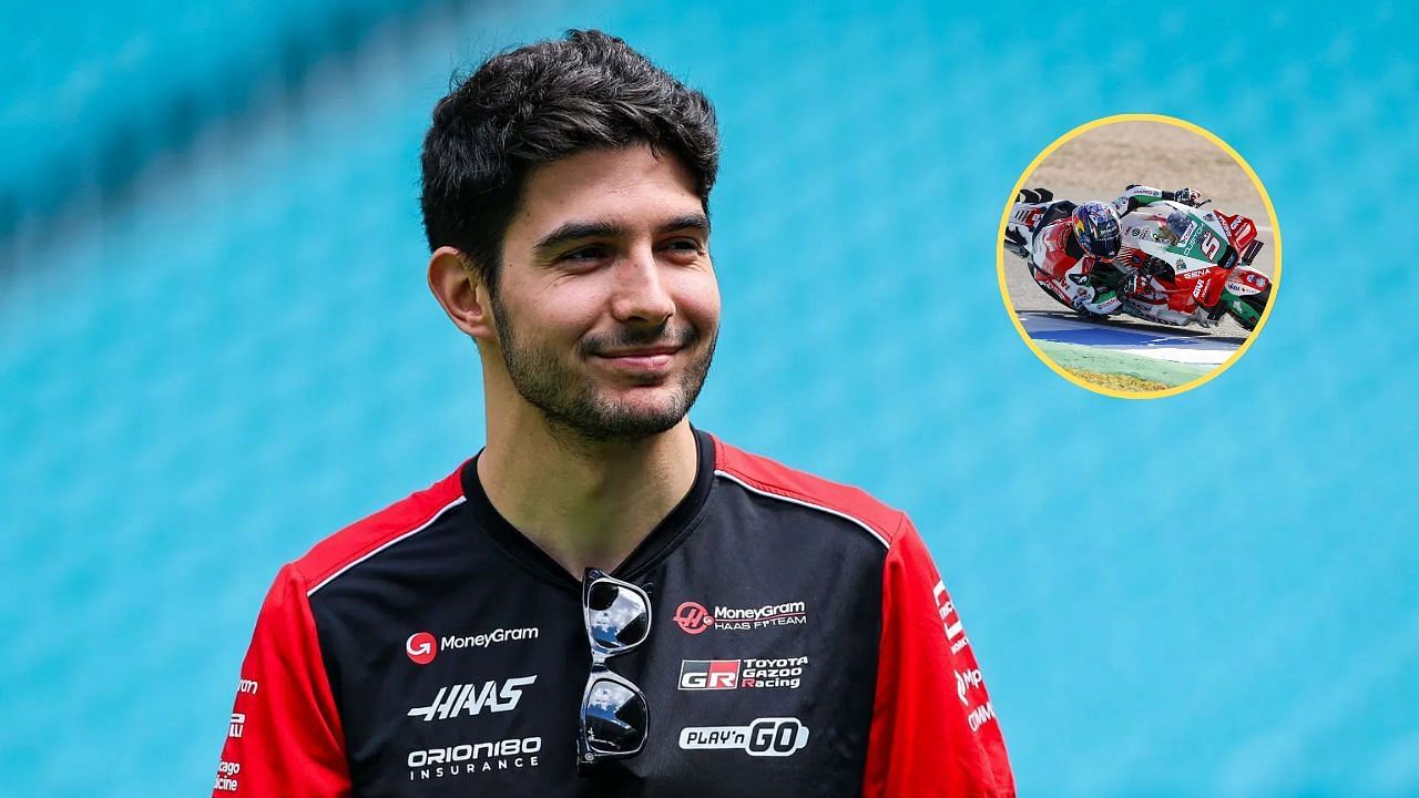 Watch: Esteban Ocon shares clip of French MotoGP rider Johann Zarco celebrating with the crowd after winning Le Mans GP