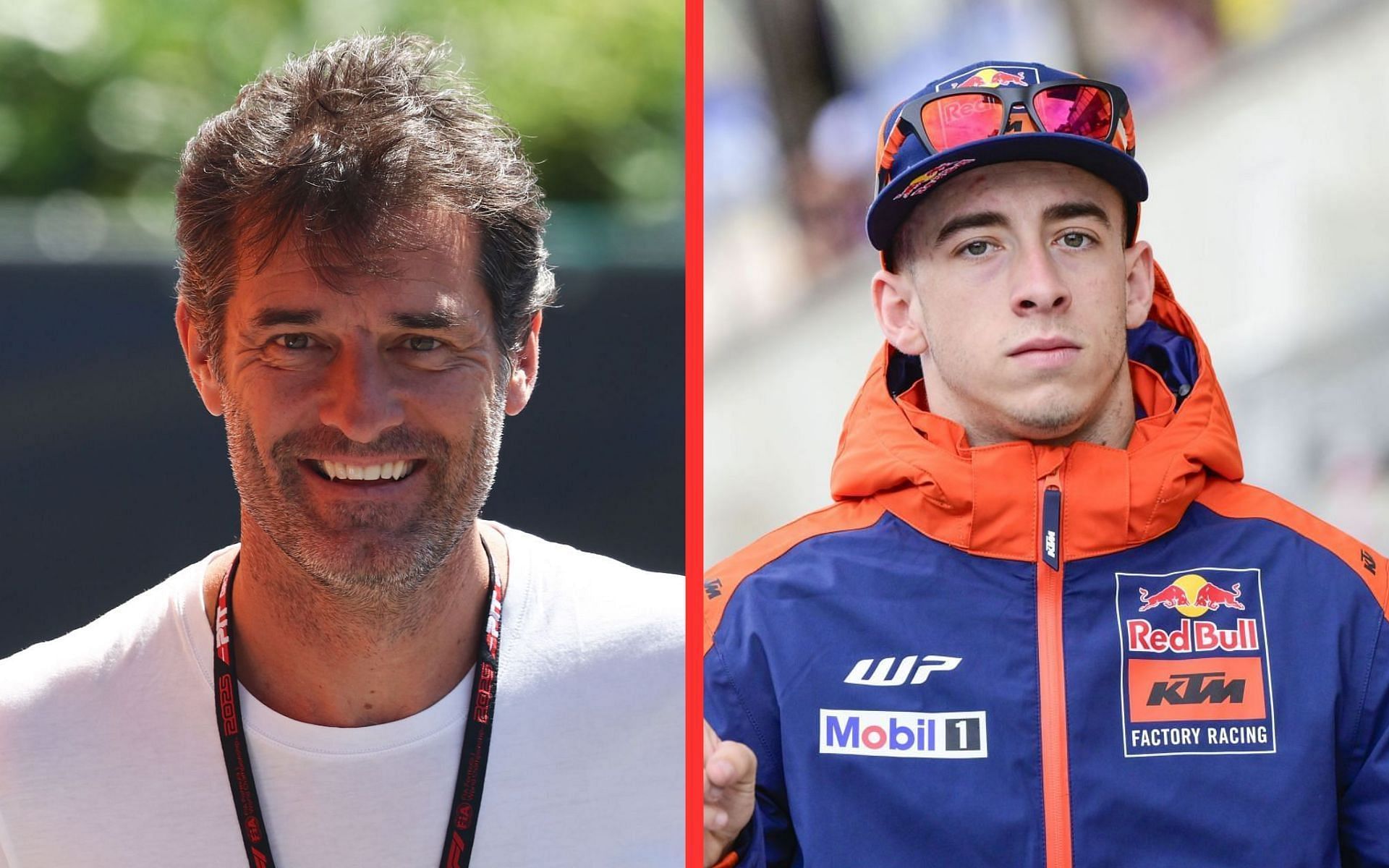 Oscar Piastri’s manager and former Red Bull racer Mark Webber clicked with KTM superstar Pedro Acosta in Mugello ahead of the Italian MotoGP race