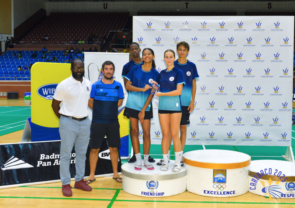 Badminton : la Guadeloupe s’est offerte une finale historique pour sa première participation à un tournoi junior dans la Caraïbe