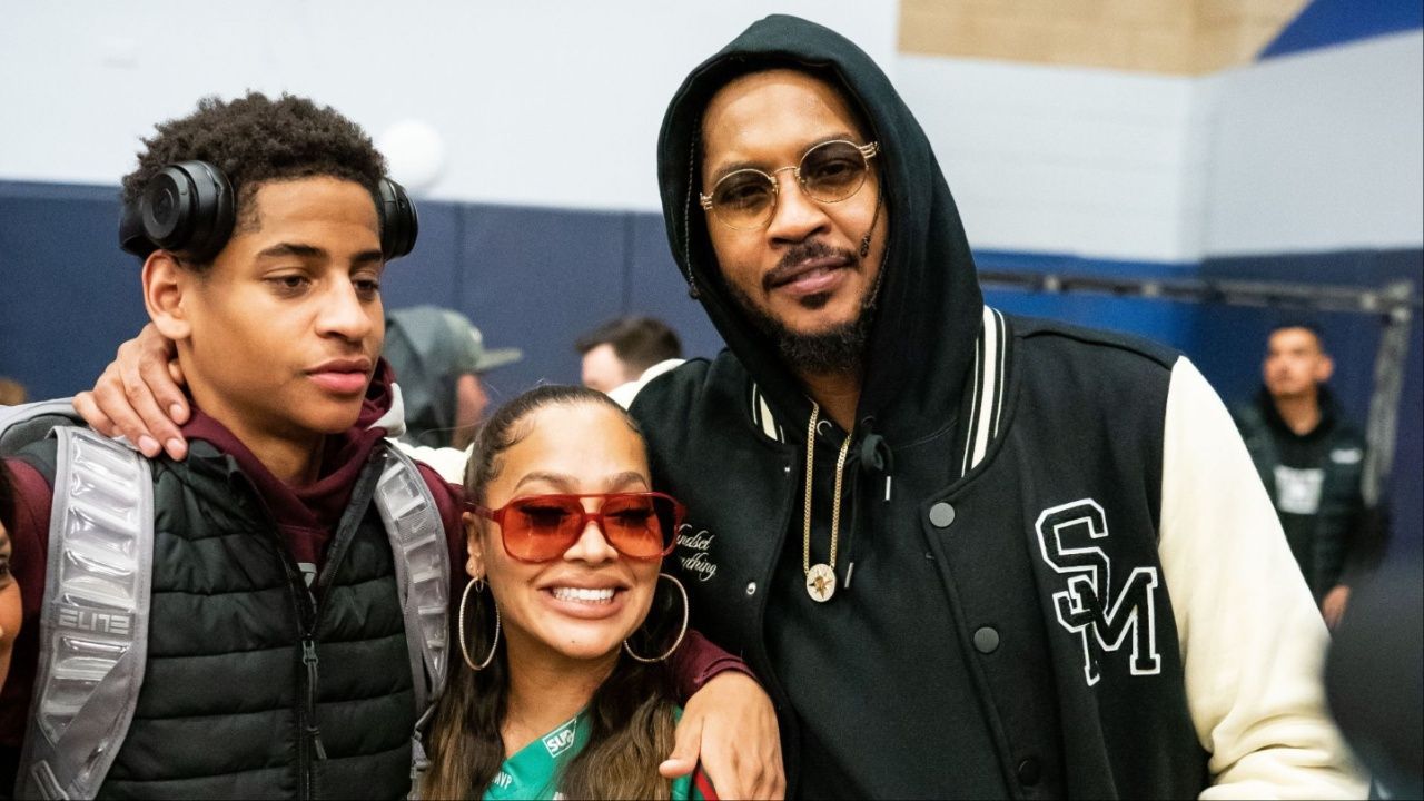 Carmelo Anthony’s ex, La La Anthony, overwhelmed as son Kiyan pays ultimate tribute ahead of Hall of Fame induction