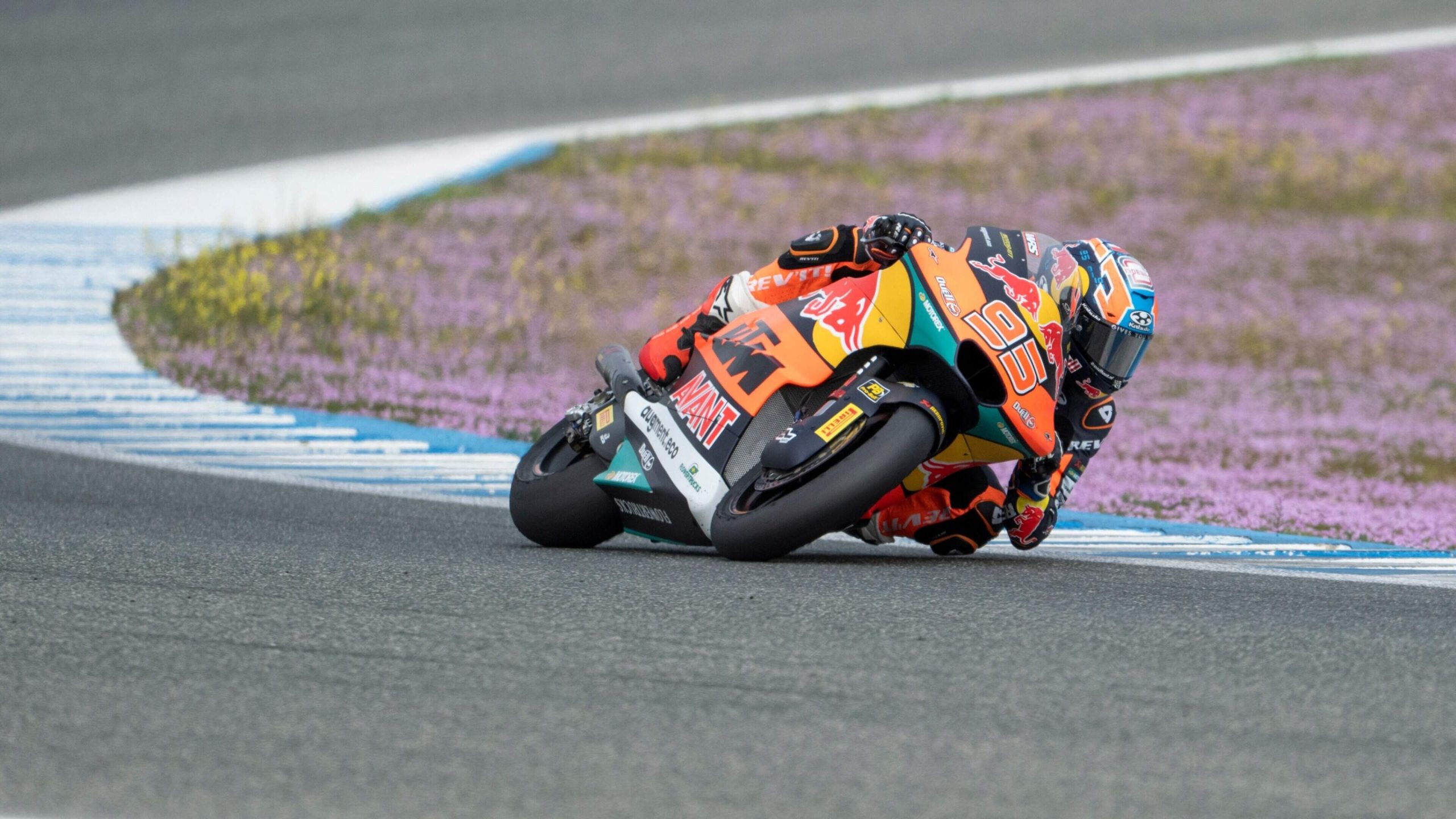 Megacrash met negen coureurs bij Moto2, ook Collin Veijer betrokken