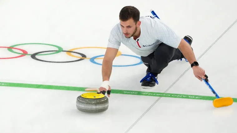 Why they sweep with a broom in curling on the ice